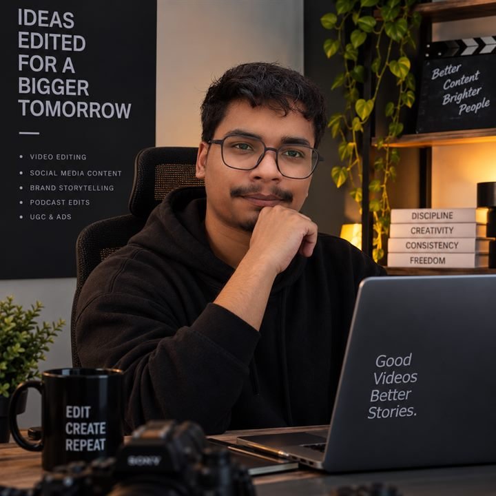 Ravish Kumar Prajapati, founder of EditorzHub
